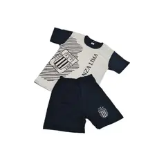 CUTE - PIJAMA DE ALGODÓN CON ESCUDO DE ALIANZA LIMA