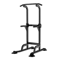 GENERICO - Torre multifuncional Ejercicios dominadas Barra color negro