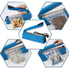 OEM - Máquina Selladora 20cm de Bolsas Manual por Impulso - Ideal para Bolsas de Aluminio, Kraft y PE