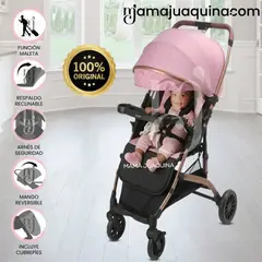 Baby - Coche Maleta de Paseo «DASHI» Mango Reversible Pink