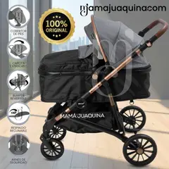 EBABY - Coche Moisés Travel System «INFINITIVE GOLD II» de Lujo Gray