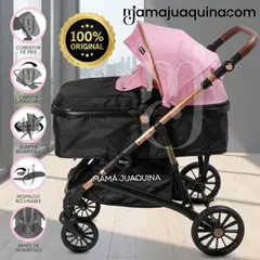 EBABY - Coche Moisés Travel System «INFINITIVE GOLD II» de Lujo Pink