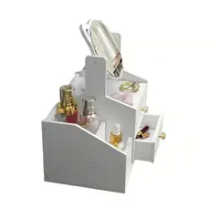 OEM - ORGANIZADOR PARA MAQUILLAJE DE MELAMINE CON ESPEJO