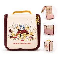 SNOOPY - COSMETIQUERA ORGANIZADOR DE COSMÉTICOS COLGANTE - CREMA