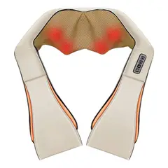 GENERICO - Masajeador De Cuello Y Espalda Con Calor Ajustable