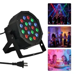 OEM - Luz de Escenario 18 LED RGB: Efecto Strobo y Programación DMX Profesional