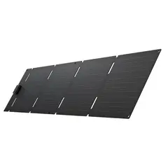 ECOFLOW - Panel Solar Portátil 60w Dc, Tipo C 15w 4 Cuerpos Negro