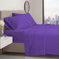 GENERICO - JUEGO DE SABANAS ALGODON PERU PIMA PLUS SIZE - N3