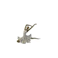 GENERICO - Figura Decorativa Bailarina- Escultura Artística de Danza - Adorno Elegante para Sala Regalo Ideal