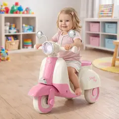 BABY - Moto Correpasillos rosado para Niña 0 a 3 Años Motito Andador Infantil con Música y luz