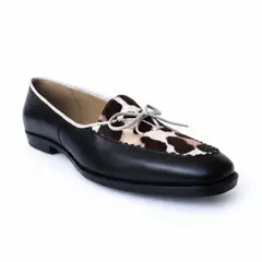 D' PODER - Zapatos Oxford de Cuero Negro para Mujer Modelo Zaira