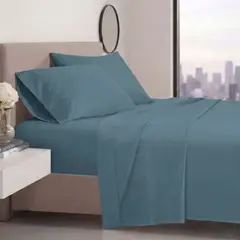 GENERICO - JUEGO DE SABANAS ALGODON PERU PIMA PLUS SIZE - N4