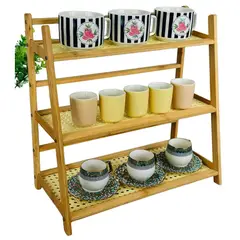 GENERICO - Organizador Estante de Bambú