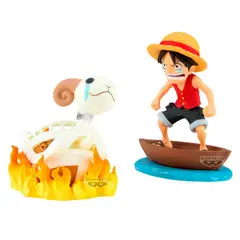 BANPRESTO - Figura Luffy And Going Merry One Piece