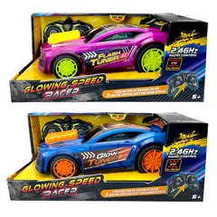 GENERICO - AUTO A CONTROL REMOTO 24GHZ ESCALA 1 18 SPEED RACER CON LUCESSONIDO