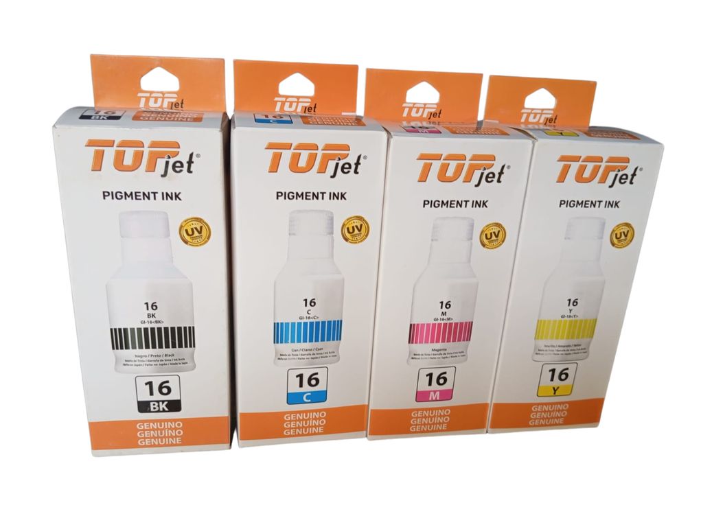 TINTA COMPATIBLE GI-16 PACK COMPLETO COLORES