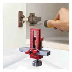 MAXTOOLS - SOPORTE DE PUERTA +GUIA PUSH OPEN Melamina