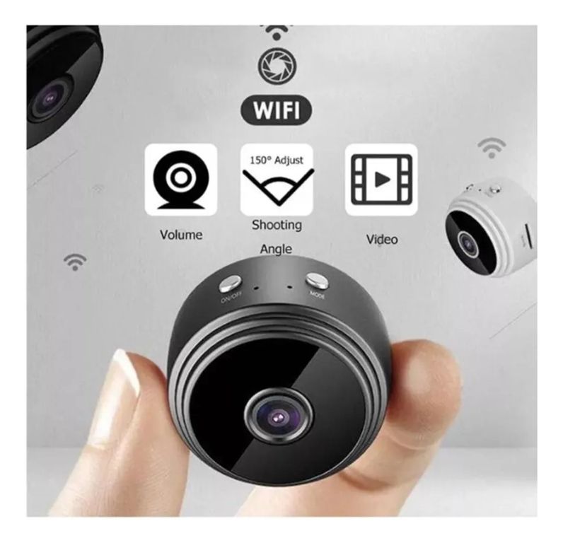 Mini Cámara Espía WiFi A9 1080p con Visión Nocturna