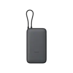 XIAOMI - Power Bank 20000mAh Integrated Cable GL Dark Gray
