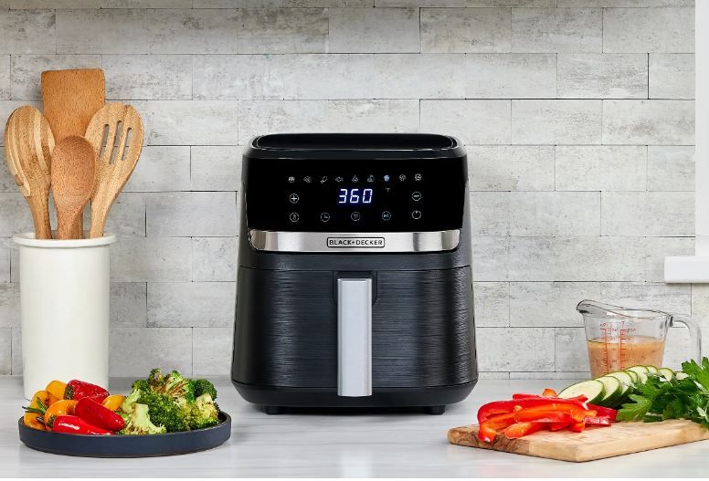 Freidora de Aire BLACK+DECKER 4.4 Litros AFBD42 Negro
