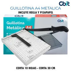 CBI - Guillotina de Papel A4 Cbit (Corta 10 Hojas)