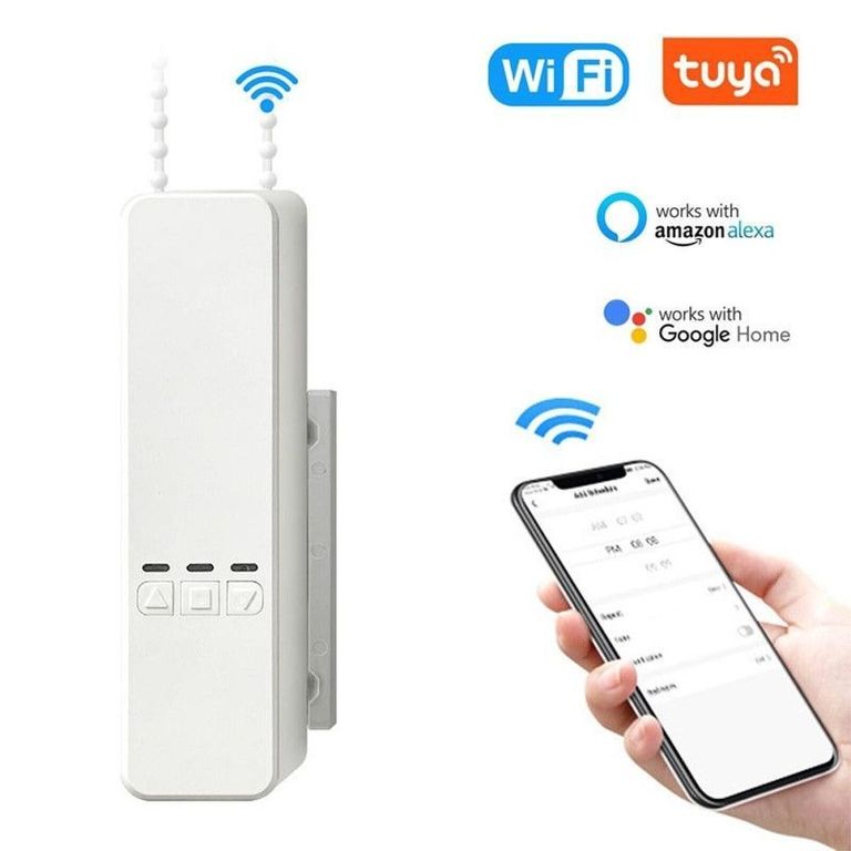 Control Motor Inteligente Smart Wifi Con Batería Interna TUYA-Yh002-B