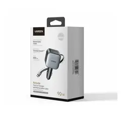 UGREEN - Cargador de Carro 3 Puertos con Cable 90W Original