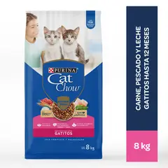 CAT CHOW - Comida Para Gato Gatitos 8kg