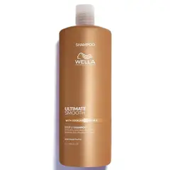WELLA - Shampoo 1000ml para Cabello Seco Ultimate Smooth