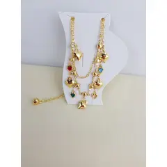 GENERICO - TOBILLERA MIXTA STRASS