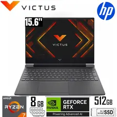 HP - LAPTOP VICTUS 15-FB3018LA 15.6 AMD RYZEN 7 7445H 8GB RAM 512GB SSD RTX 3050