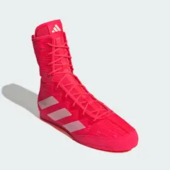 FUBBALL - ZAPATILLA ADIDAS BOXING - RED WHITE - BOX HOG 4 - TALLA 41.3