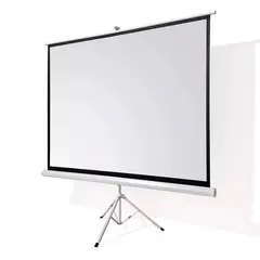 JOTA STORE - Ecran Retráctil Evox Pantalla para Proyector 120″ con Trípode Blanco Mate
