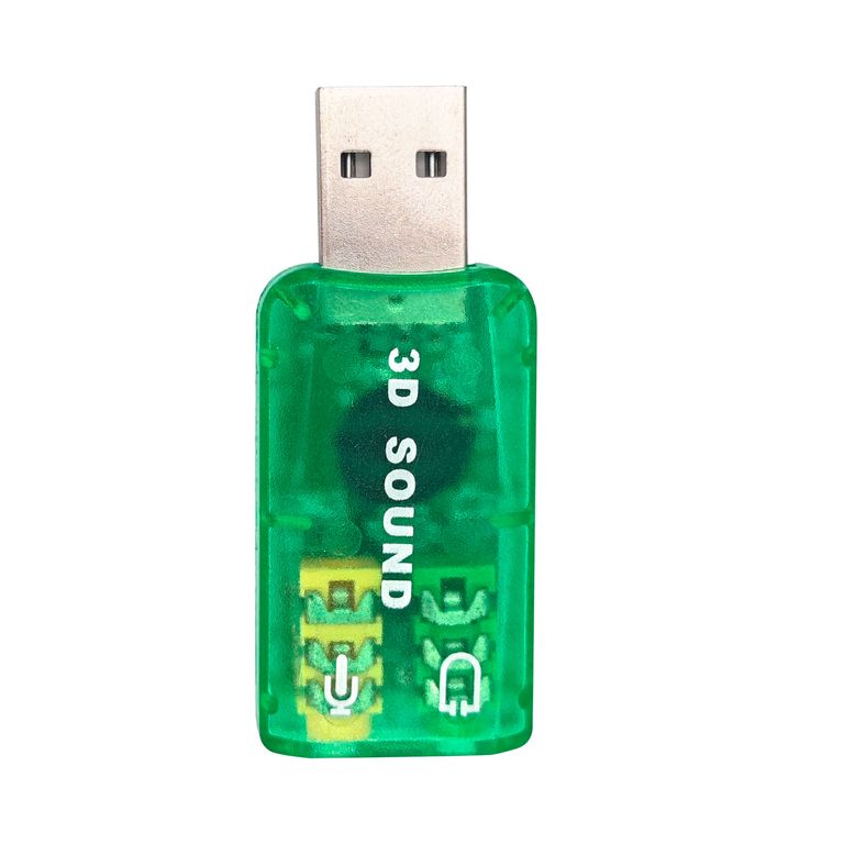 ADAPTADOR USB A AUDIO 5.1 3D SOUND EN-40004