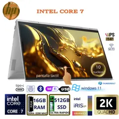 HP - Laptop OmniBook 5 Flip x360 14-FP0023DX Intel Core 7 Ram 16GB Disco 512GB SSD 14" Tactil Windows 11