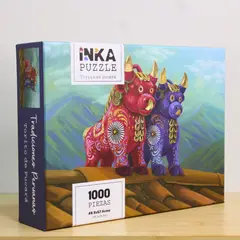 GENERICO - Rompecabezas Inka Puzzle ModeloTorito de Pucará 1000 piezas