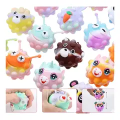 GENERICO - Pelota Antiestrés con Lindos Diseños Multicolor Unidad