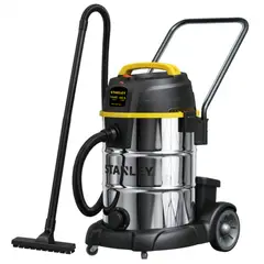 STANLEY - ASPIRADORA SOPLADORA DE POLVO Y LIQUIDO 60 LITROS, TANQUE ACERO INOXIDABLE