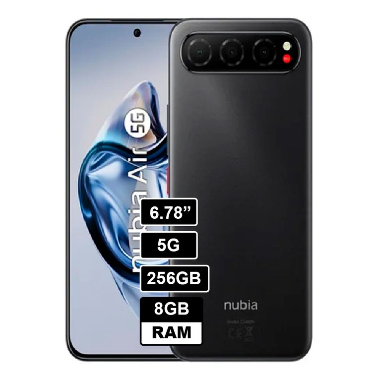 NUBIA AIR 8GB 256GB NEGRO