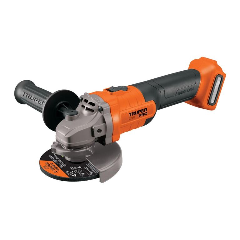 Amoladora 4 1/2 20V (Solo cabezal)
