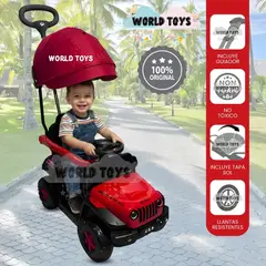 BABY - Correpasillo Guiador para Niños «DUDU JEEP» Edición Limitada Red