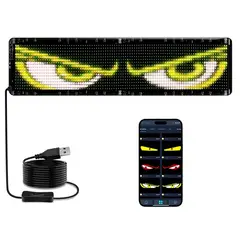 OEM - Pantalla LED - Ojos Animados Con Aplicacion - Flexible 12x74CM