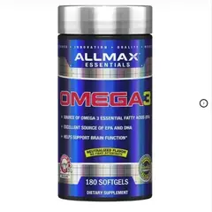 SUI GENERIS - Omega 3, 180 capsulas 1000 mg, hecho en USA