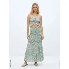 KAFA - VESTIDO LARGO KEYLA VERDE