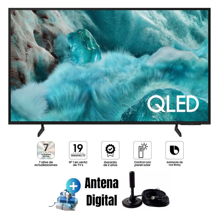 Televisor 50 UHD 4K QLED VISION AI QN50Q7FAAGXPE + Ant