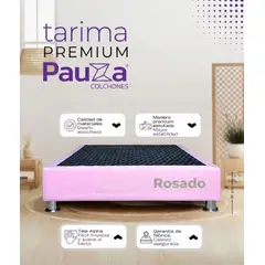 PAUZA - BASE BOX TARIMA 1.5 PLZ ROSADA