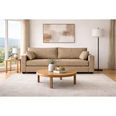 ARTSOFA - Sofá Tres Cuerpos Porto Camello Antifluido