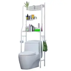 GENERICO - Estante Organizador De Metal Para Baño Sobre Inodoro Multiusos