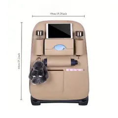 OTTOWARE - Organizador para Asiento de Auto Color Marrón