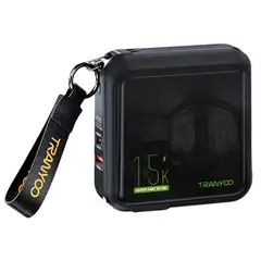 TRANYOO - Cargador Portatil 15000mA - 22W Cables integrados - Bateria
